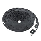 Garden Edging Landscape Edging with 64 8in Spikes for Lawn 1.5 Inch 100FT Black