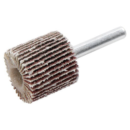 1" x 1" x 1/4" Aluminum Oxide Shank Mounted Flap Wheels 80 Grit - 50 Pack