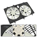 Radiator Condenser Cooling Fan Assembly For Toyota Sienna Lexus RX350 2011-2016