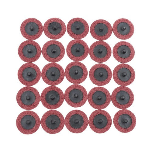 Surface Conditioning Quick Change Discs, 2" Red (Medium) Prep Pad - 25 Pack