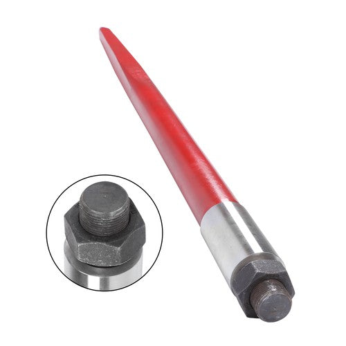 For Tractors Loaders 2pcs Hay Bale Spear 43" 3000 lbs Capacity Spike Fork