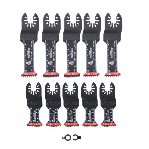 Oscillating Multitool Blades Kit 10 PCS Japanese Tooth Saw Blades Extra-Long