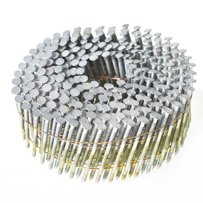 3600Pcs Siding Nails 2 x 0.092 15 Degree Collated Wire Coil Full Round Head US
