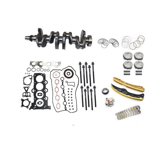 For HYUNDAI KIA 1.6L Engine Rebuild Kit-Piston Gasket Bolt Timing Kit Crankshaft