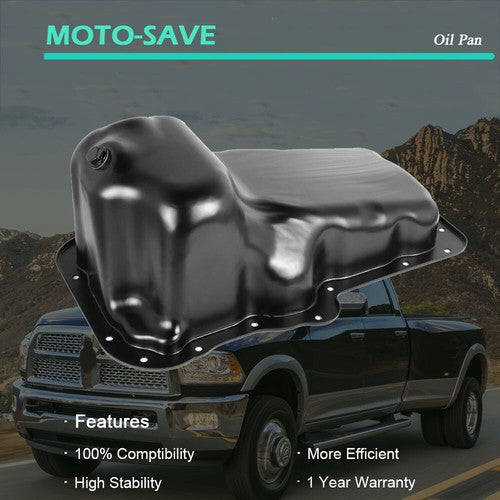 Engine Oil Pan For 04-05 Dodge Dakota 3.7L V6 4.7L V8 11-12 Ram 1500 3.7L V6