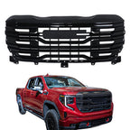 Front Bumper Grille Suitable For GMC Sierra 1500 2022-2024 Gloss Black 84815160