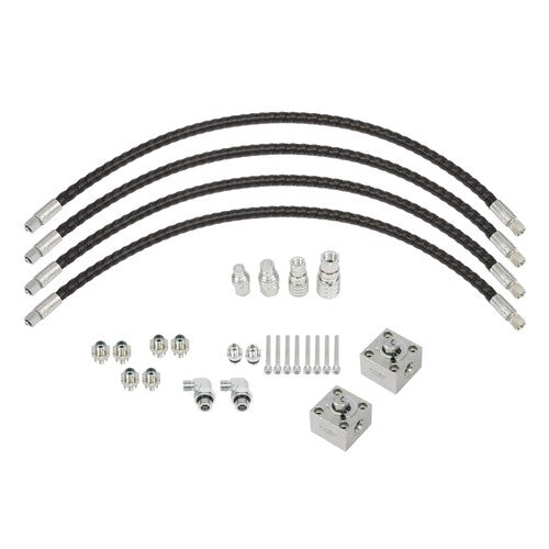Three Way Diverter Valve For Mini Excavator Hydraulic Connection Block Full Kit