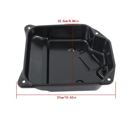 Transmission Oil Pan w/ Gasket Black For Volkswagen Golf Jetta Passat 01 01M3213