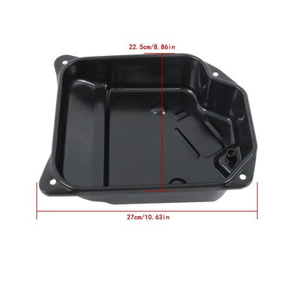 Transmission Oil Pan w/ Gasket Black For Volkswagen Golf Jetta Passat 01 01M3213