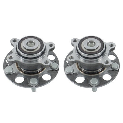 2x Rear Wheel Bearing & Hubs For Honda Civic Wheel Bearing Hub w/ ABS 1.8L LX DX