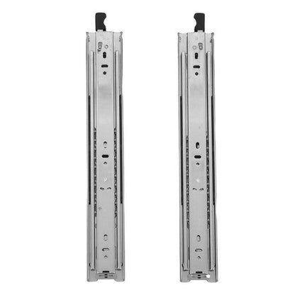 1 Pair 14 Inch Locking Drawer Slides Full Extension & Lock 150lbs Capacity
