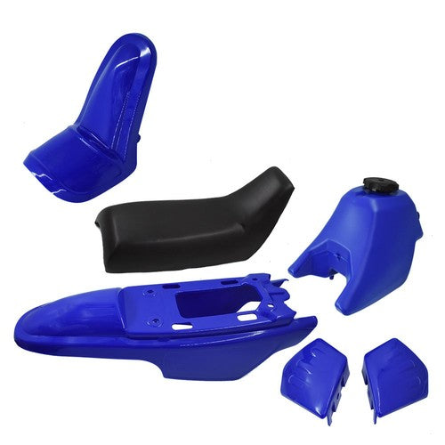 For Yamaha PW50 PW 50 Plastic Fender Body Seat Gas Tank Kit Blue USA