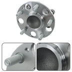 2x Rear Wheel Bearing & Hubs For Honda Civic Wheel Bearing Hub w/ ABS 1.8L LX DX