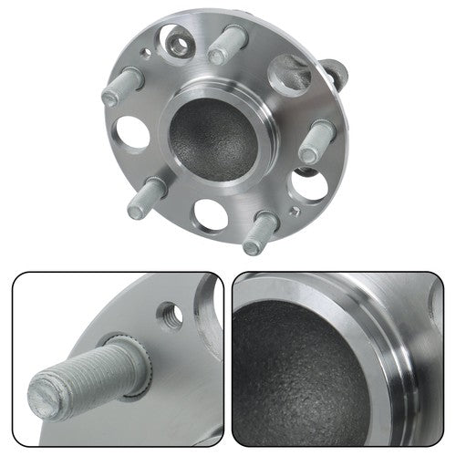 2x Rear Wheel Bearing & Hubs For Honda Civic Wheel Bearing Hub w/ ABS 1.8L LX DX