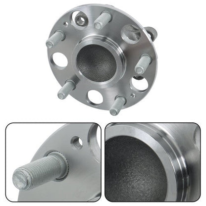 2x Rear Wheel Bearing & Hubs For Honda Civic Wheel Bearing Hub w/ ABS 1.8L LX DX