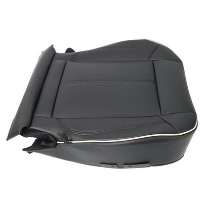 Driver&passenger Bottom Seat Cover Fit For Hummer H3 2006-2010 Black Leather