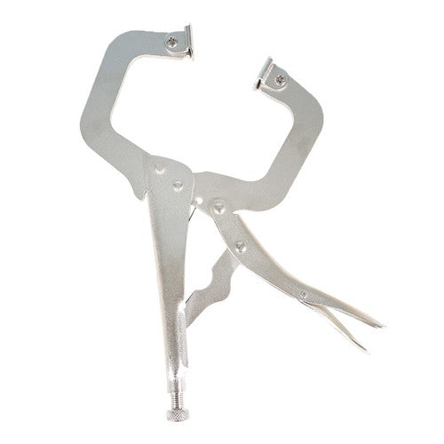 10 pc 11" Swivel Pad Locking C-Clamp Locking Pliers Entrained Rotary Gasket US