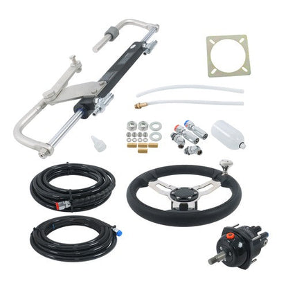 NEW 90HP Hydraulic Outboard Steering Kit With 20ft High Strength Nylon Hose