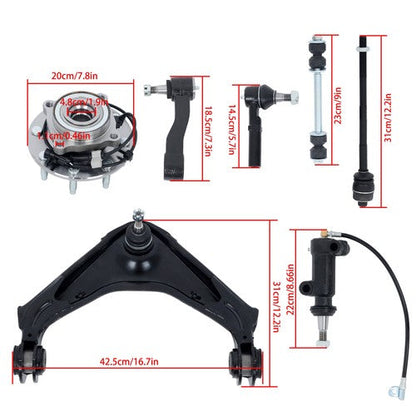 15× Front Wheel Bearing Hub Control Arm K6535 ES3609 For Gmc Sierra 2500 01-04