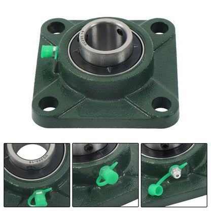 6Pcs UCF205-16 Pillow Block Flange Bearing 1" Bore Solid Base Self Aligning