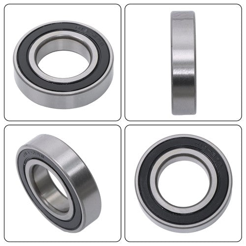 10Pcs R18-2RS 1-1/8" × 2-1/8" ×1/2" Double Rubber Seals Deep Groove Ball Bearing