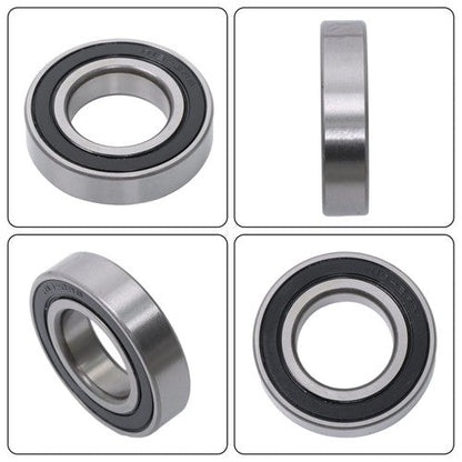 10Pcs R18-2RS 1-1/8" × 2-1/8" ×1/2" Double Rubber Seals Deep Groove Ball Bearing