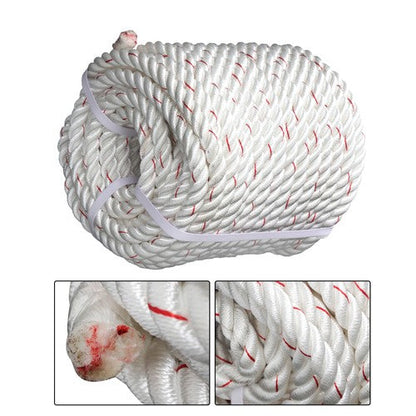 3/4inch x 120FT Breaking Strength Polyester Braided Rope 2038lbs Heavy Duty
