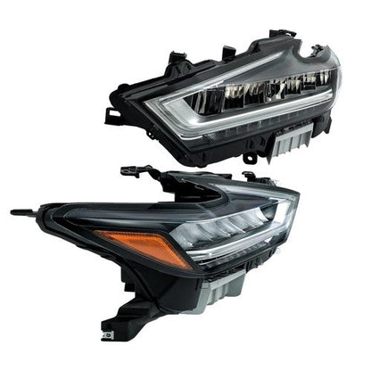Fit For Nissan Maxima 2019 2020 2021 Front LED 1 Pair Headlights Assembly Set