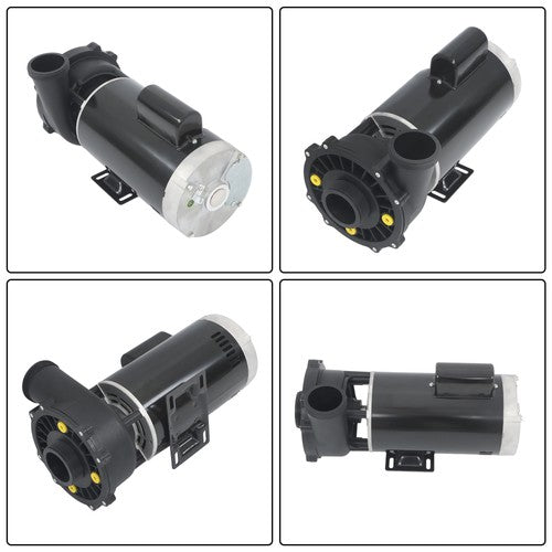 5HP Spa Pump 230V Two-Speed Spa Pump System 3722021-1D 56Y-Frame Black