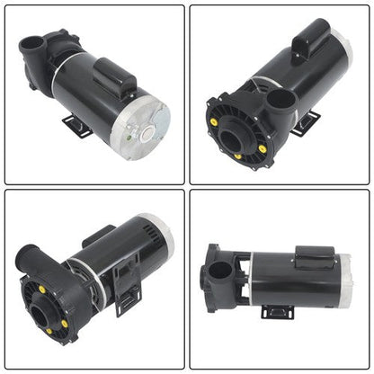 5HP Spa Pump 230V Two-Speed Spa Pump System 3722021-1D 56Y-Frame Black