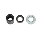 2PCS 14.5x4-8 Solid Wheels w/Toothed Tread, Silver Hub Black&Silver Replace Tire