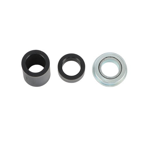 2PCS 14.5x4-8 Solid Wheels w/Toothed Tread, Silver Hub Black&Silver Replace Tire