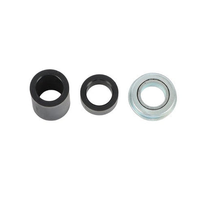 2PCS 14.5x4-8 Solid Wheels w/Toothed Tread, Silver Hub Black&Silver Replace Tire