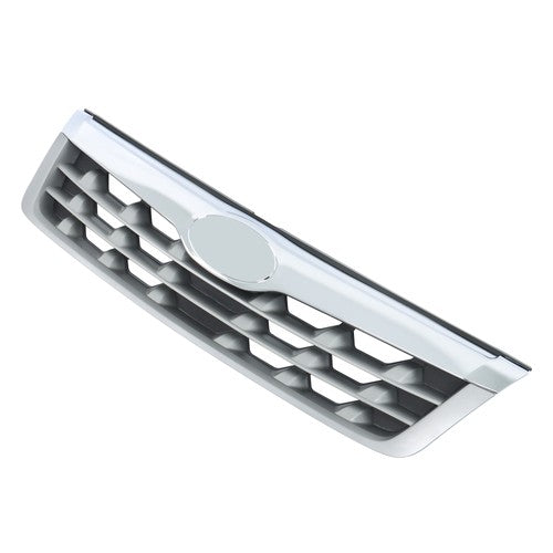 Front Bumper Upper Grille Replacement Plastic Gray For Subaru Forester 2011-2013