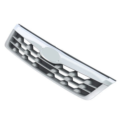 Front Bumper Upper Grille Replacement Plastic Gray For Subaru Forester 2011-2013