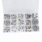 150 Pack Aluminum Rivet Nut Kit Rivnut Nutsert Standard Inch SAE Imperial