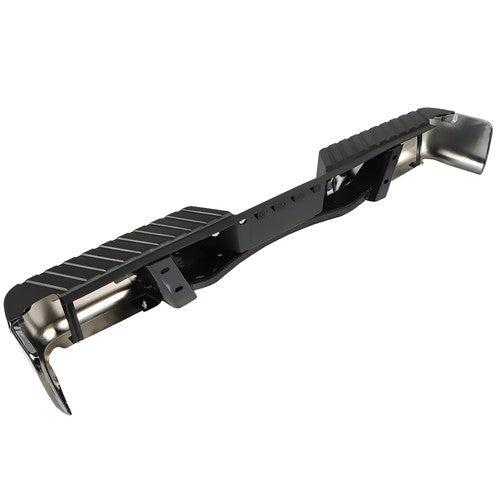 NEW Chrome - Complete Rear Steel Bumper Assembly For Ford F150 2009 2013-2014