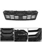 Fit For Subaru Crosstrek 2018-20 Front Bumper Grille Black Carbon Fiber Plastic
