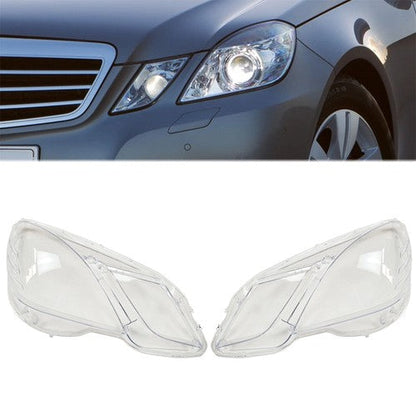 Headlight Lens Cover Lampshade For 2009-2013 Mercedes-Benz W212 E350 E500
