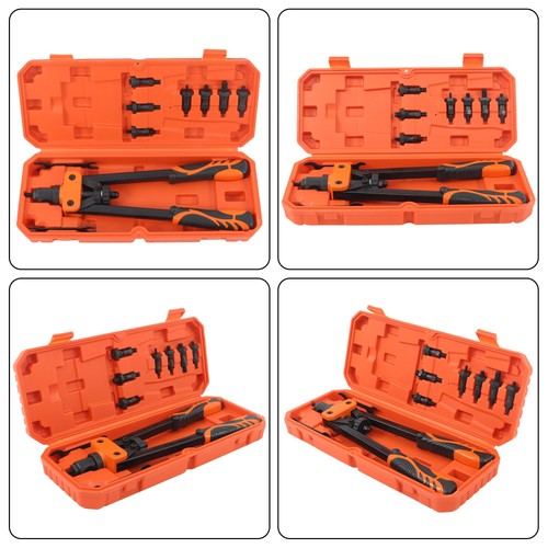 14" Rivet Nut Tool Kit Metric & Inch Mandrels 70pcs Rivnuts Nuts & 7 mandrels
