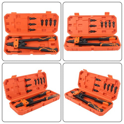 14" Rivet Nut Tool Kit Metric & Inch Mandrels 70pcs Rivnuts Nuts & 7 mandrels