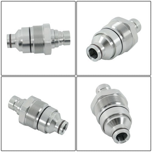 Male Flat Face Coupler Compatible With Caterpillar 279D 299D 226D 262D New