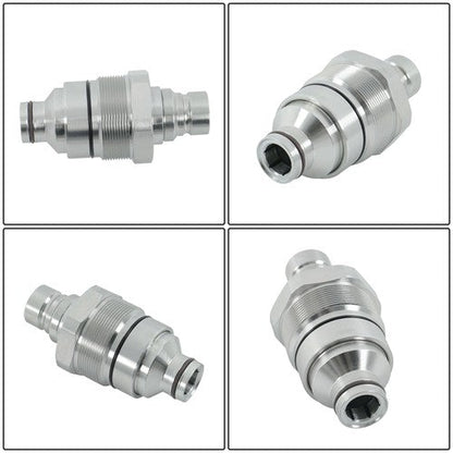 Male Flat Face Coupler Compatible With Caterpillar 279D 299D 226D 262D New