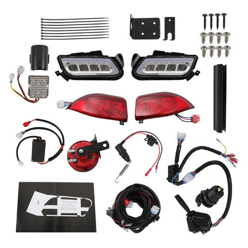 For Club Car Tempo Golf Carts w/RGB Daytime Running Light LED Light Kit 2018+ US