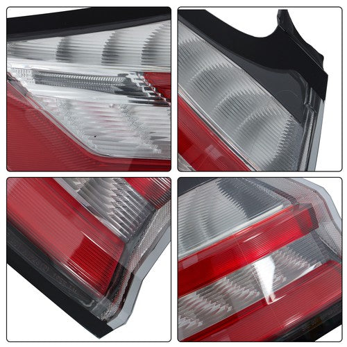 LH/Driver Side Rear LED Outer Lamp Tail Light For Ford Edge 2019-2023 Red Lens