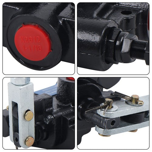New High Speed 1 Spool 21 GPM Hydraulic Log Splitter Control Valve with detent