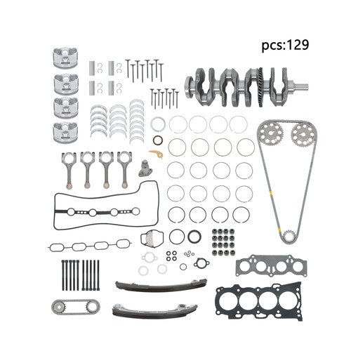 Engine Rebuild Overhaul Kit Crankshaft Rods Timing For Toyota Camry 2002-2009