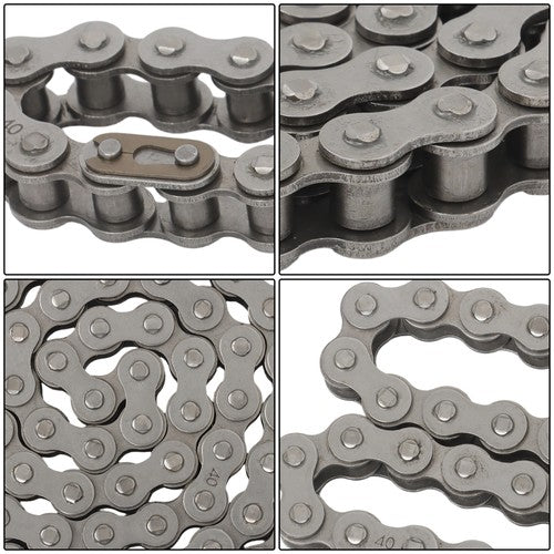 #40 Roller Chain x 5 feet + 2 Connecting Links