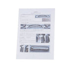 Chrome Split Front Bumper Without Sensor Hole For Dodge RAM 2500 3500 2010-2018