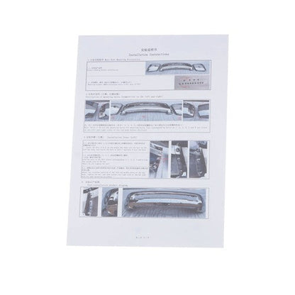 Chrome Split Front Bumper Without Sensor Hole For Dodge RAM 2500 3500 2010-2018